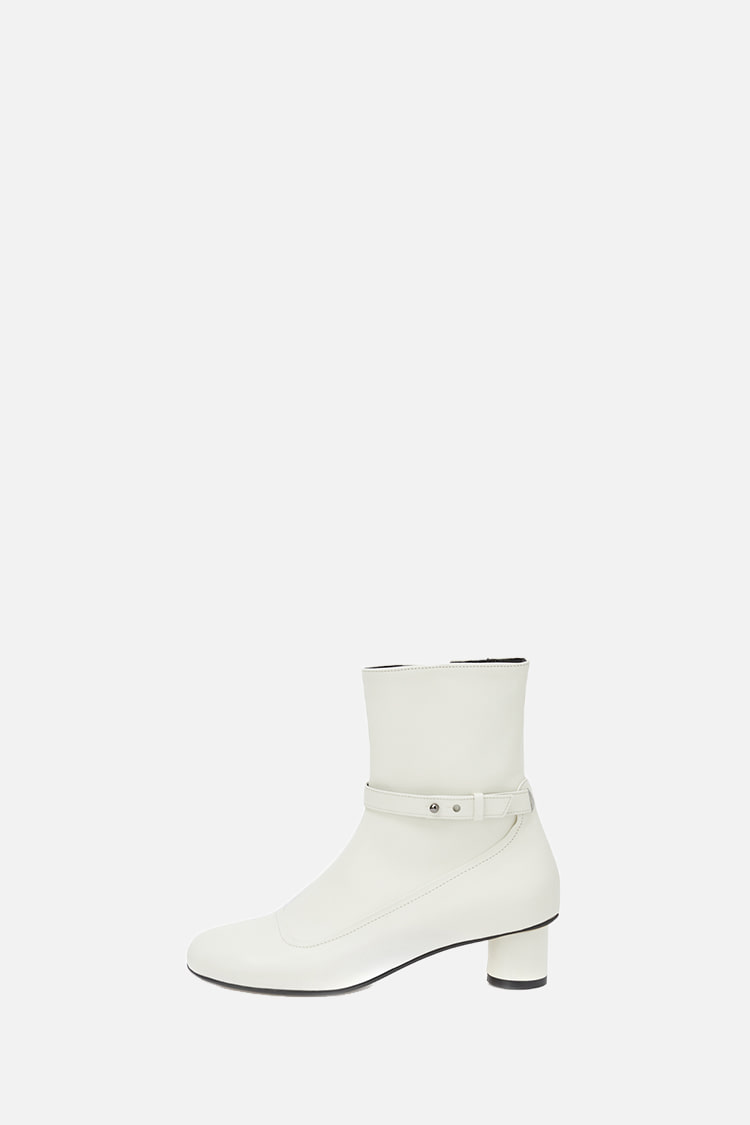 2-in-1 Ankle Boots - cream 5cm